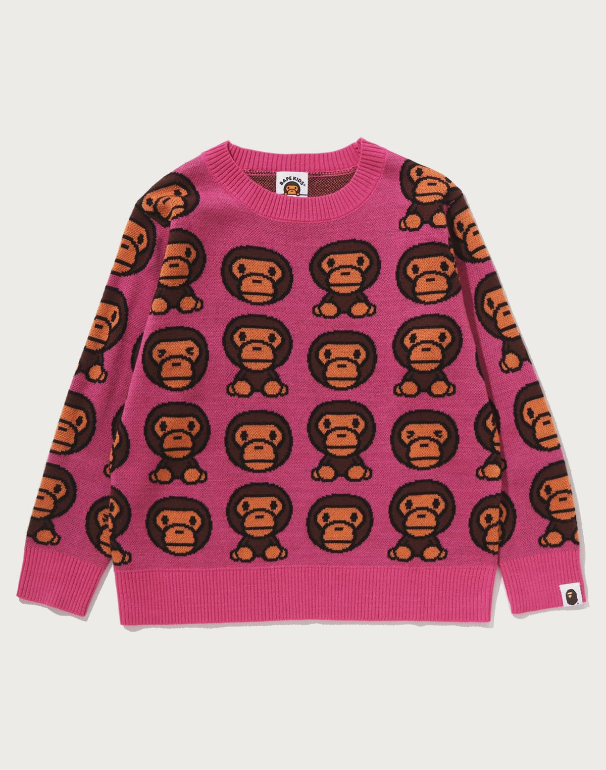 BABY MILO PATTERN KNIT SWEATER KIDS