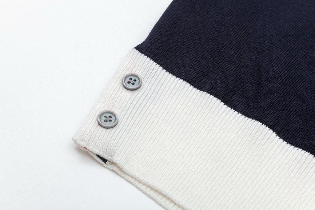 Four-Bar Stripe Knit Tee | Thom Browne