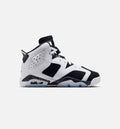 Air Jordan 6 Retro Black and White | Grade School Lifestyle Shoe | Black/White