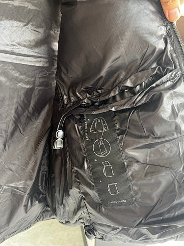 Canada Goose Arctic Program Charcoal Glossy Down Vest