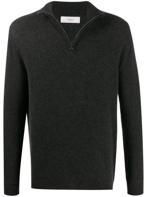 Pringle of Scotland fine knit zipped sweater