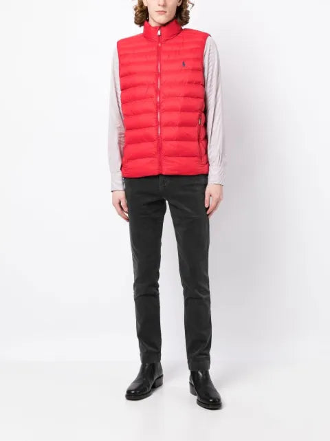 Polo Ralph Lauren embroidered-logo insulated gilet