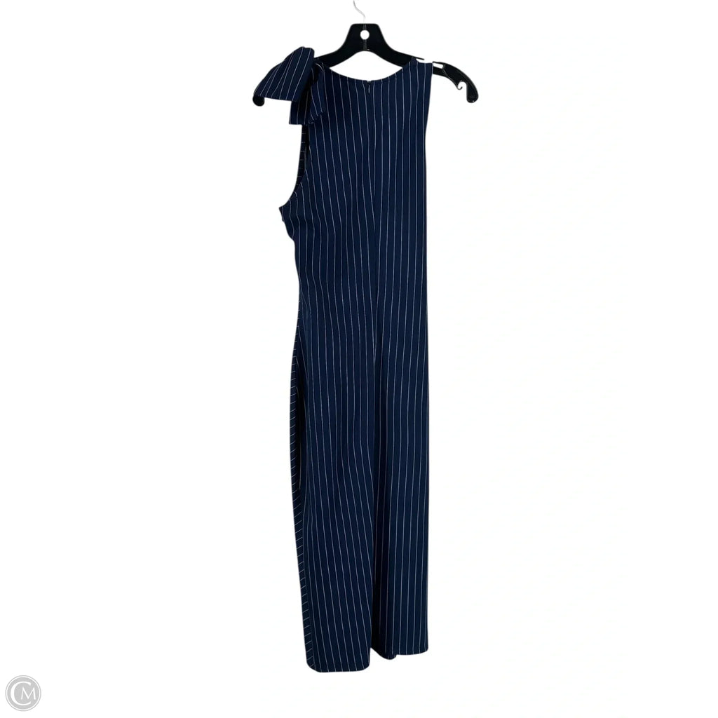 Dress Party Midi By Clothes Mentor In Navy, Size: L