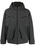 GR10K hooded padded bomber jacket