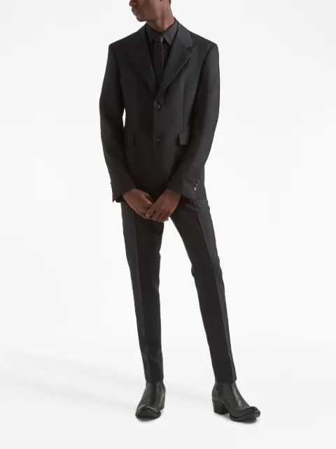 Prada single-breasted mohair-wool blazer