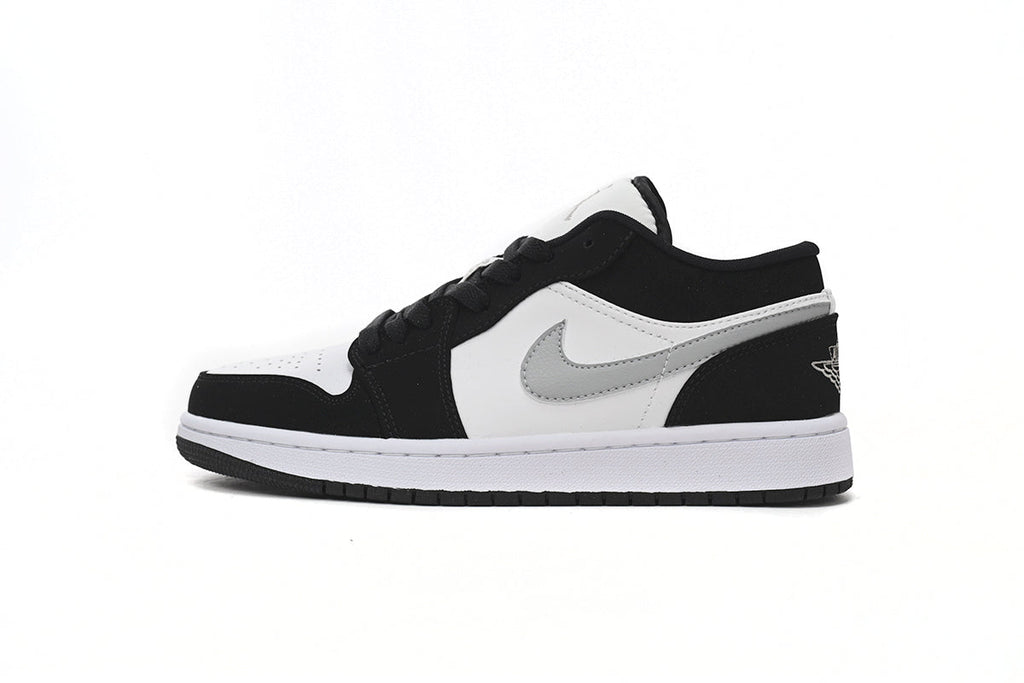 Nike Air Jordan 1 Low Black and White Gray Reps Sneaker 552780-018