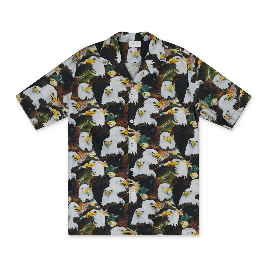 Multicolor Truck Stop American Eagle Button Up
