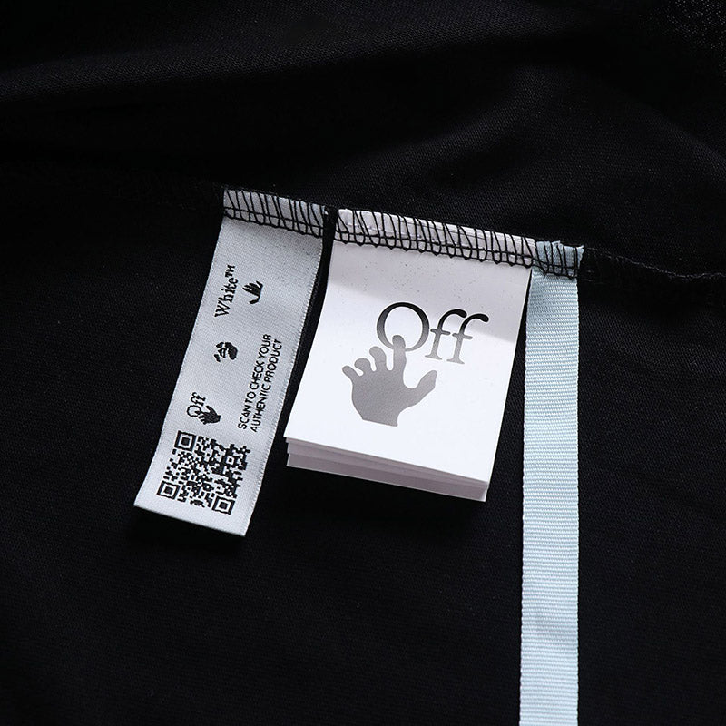 OFF-WHITE Cartoon Colorful Arrow Pattern T-Shirt