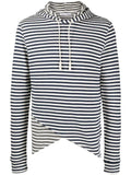 Private Stock striped cotton hoodie