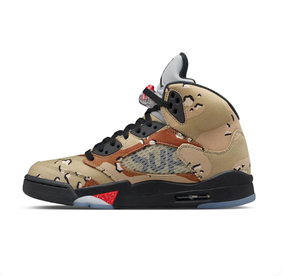 Supreme x Air Jordan 5 Retro 'Desert Camo'