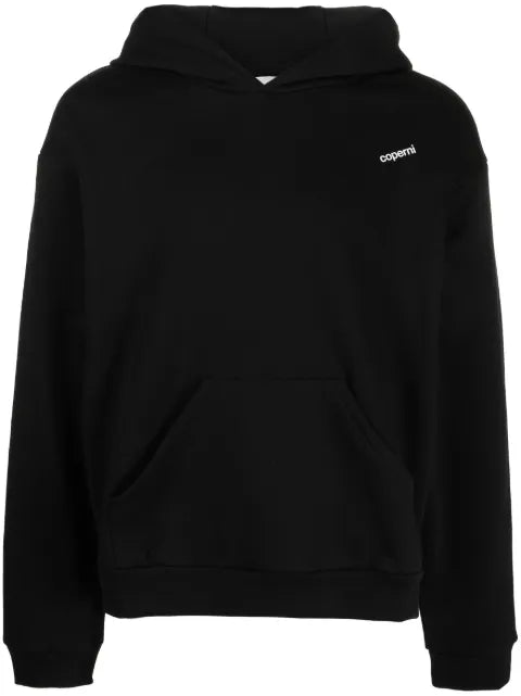 Coperni logo-print jersey hoodie