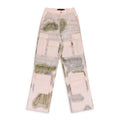 PINK DARNING POCKET PANTS