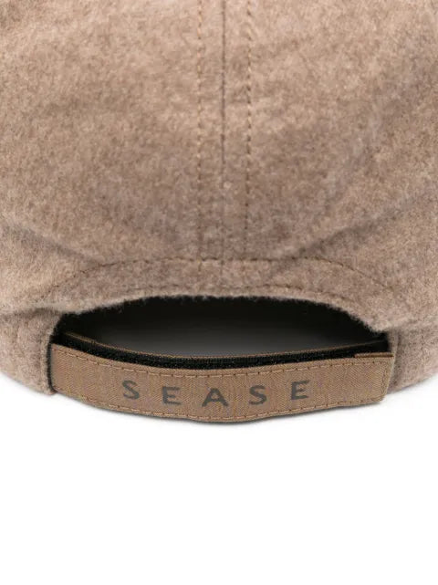 Sease cashmere baseball cap with panels