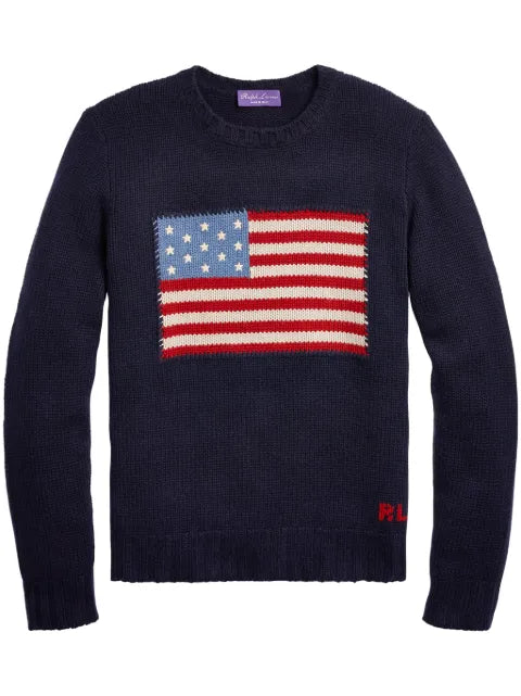 Ralph Lauren Purple Label Flag sweater