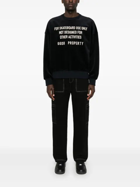 Golden Goose embroidered-lettering sweatshirt