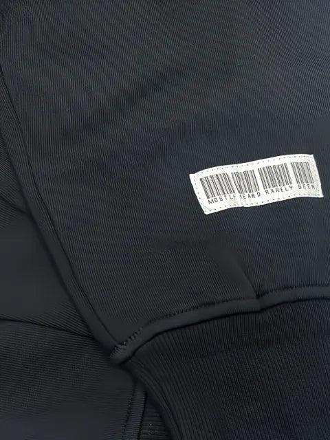 Mostly Heard Rarely Seen cable-knit panelled hoodie