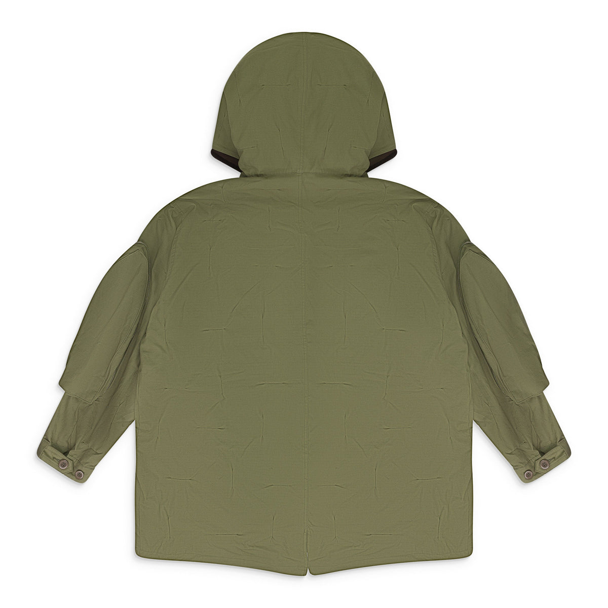Green Window Pocket Parka