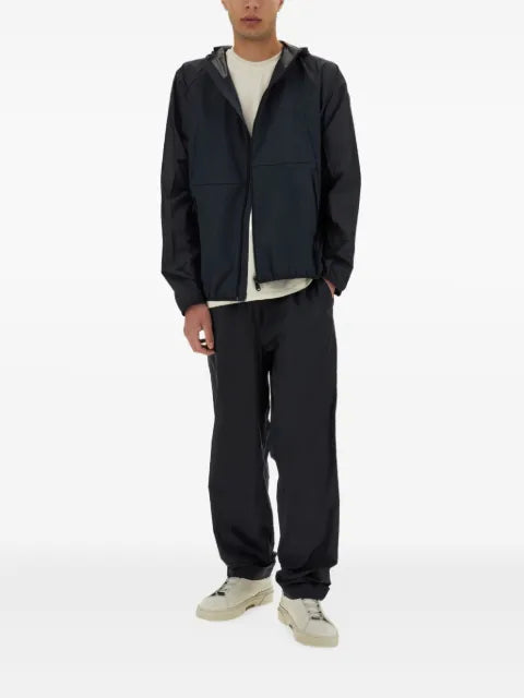 BOSS hooded panelled windbreaker