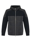 Moose Knuckles ribbed-panel quilted padded jacket