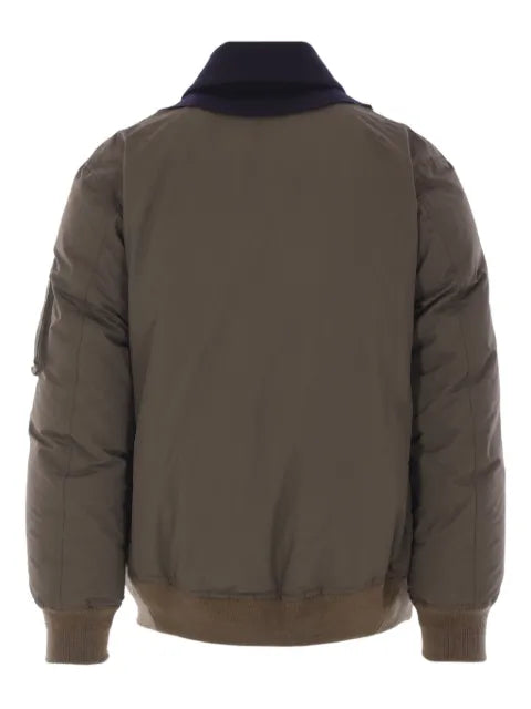 sacai double-breasted anchor-button coat