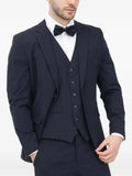 SELECTED notched-lapel blazer