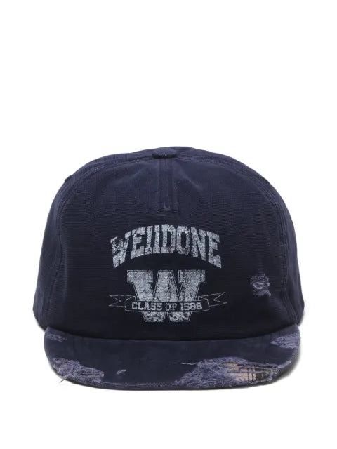 We11done distressed baseball cap