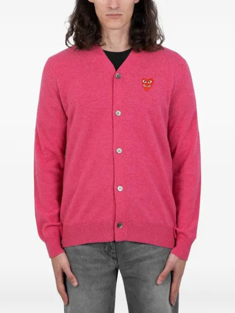 Comme des Garçons Homme double logo cardigan