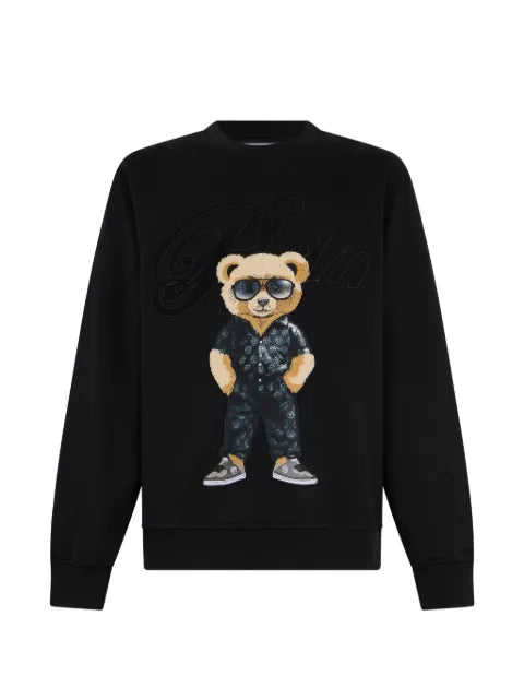 Philipp Plein teddy-embroidery sweatshirt