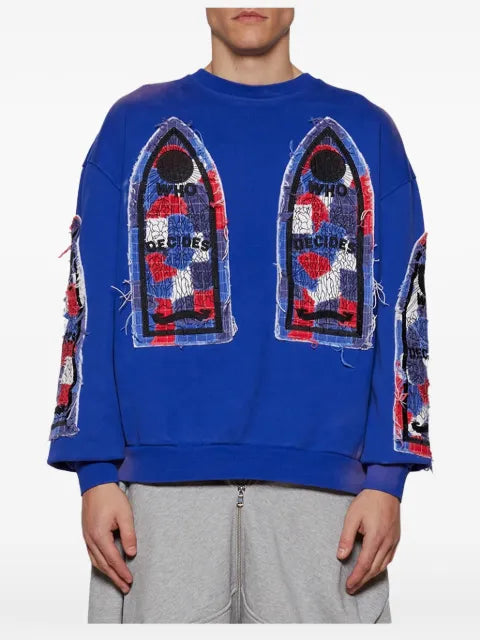 Who Decides War glory fabricated sweatshirt
