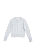 extreme cashmere crew-neck cashmere cardigan