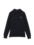 Fred Perry panel collared sweatshirt