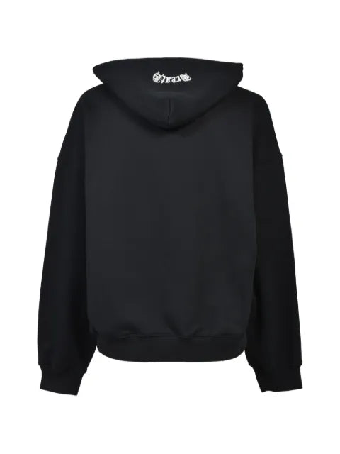 BREATH embellished hooded hoodie