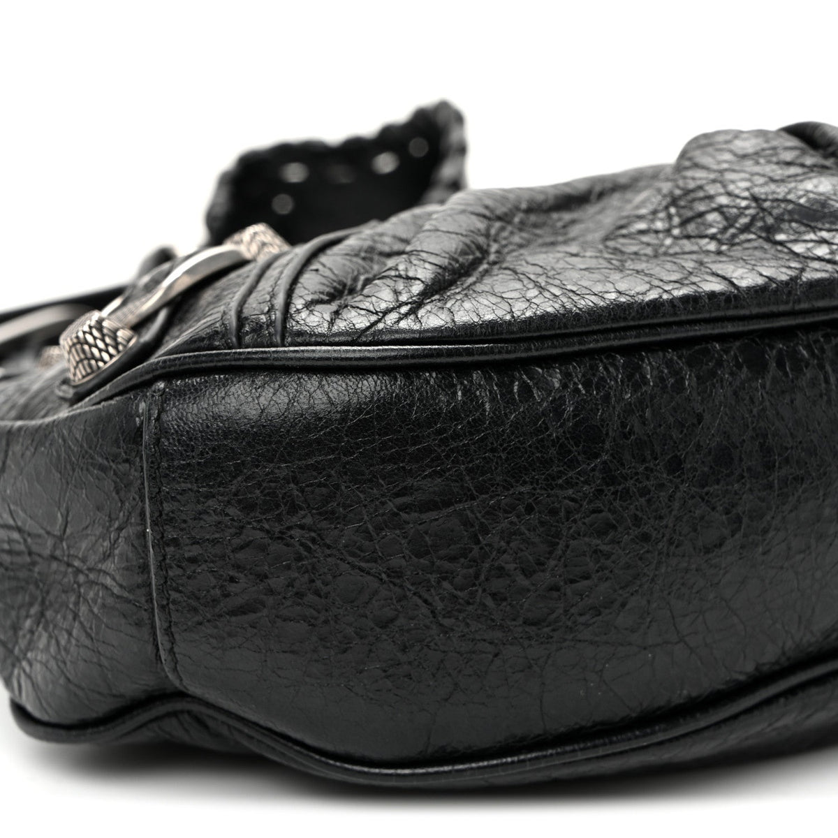 Agneau Arena Le Cagole Shoulder Bag XS Black