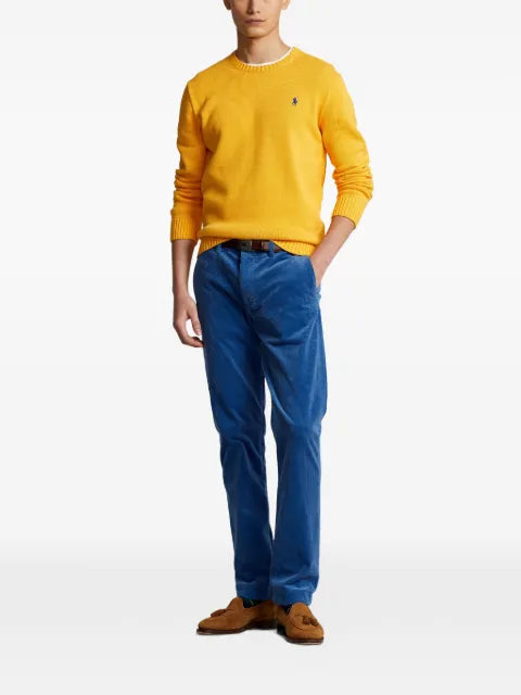Polo Ralph Lauren embroidered-logo crew-neck sweater