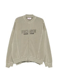 Martine Rose logo-print zip-up sweatshirt