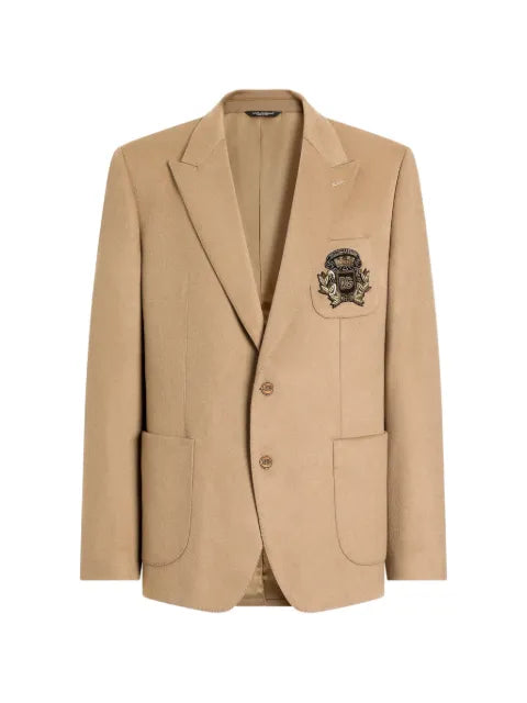 Dolce & Gabbana Portofino single-breasted cashmere jacket