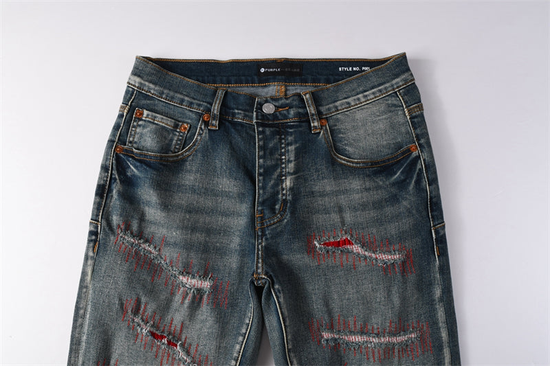 PURPLE  Fashion Jeans 9114