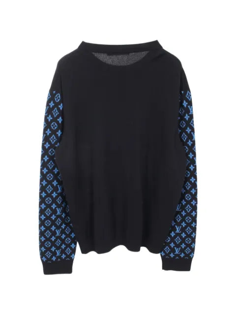 Louis Vuitton Pre-Owned 2010s Monogram sleeves sweater
