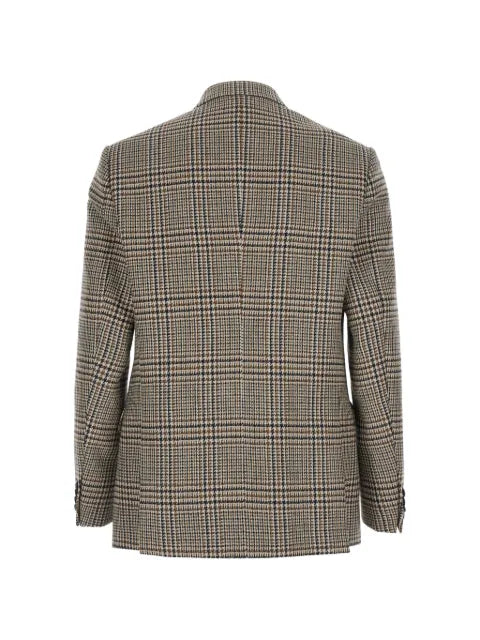 Emporio Armani Prince of Wales check double-breasted blazer