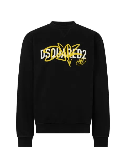DSQUARED2 graffiti cool fit crewneck sweatshirt
