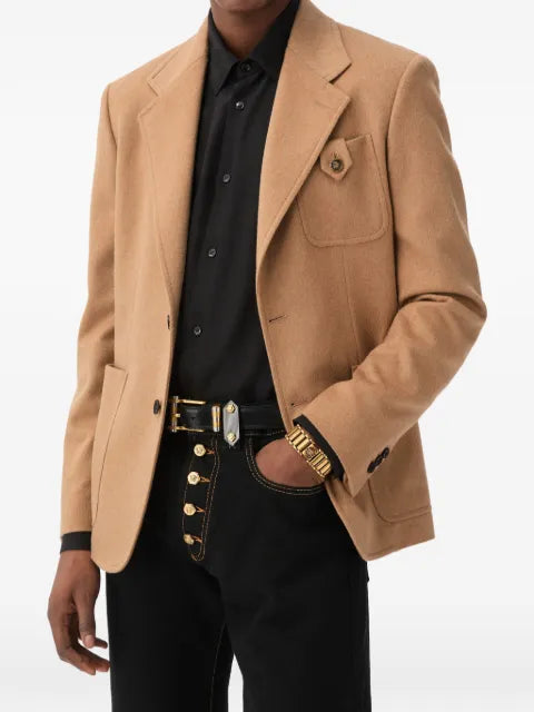 Versace camel hair blazer