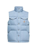 Moncler Ervional denim down vest