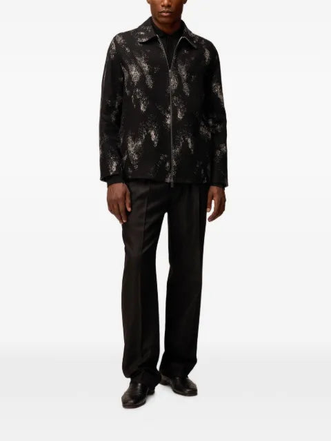 RETORI leather-trim jacket