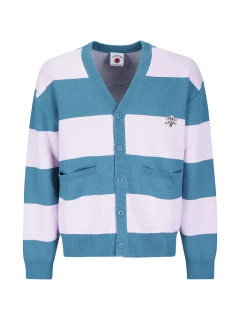 ICECREAM Cones & Bones striped cardigan