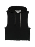 Rick Owens sleeveless drawstring-hood hoodie