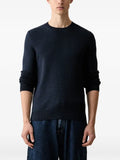 Trussardi waffle-knit crew-neck sweater