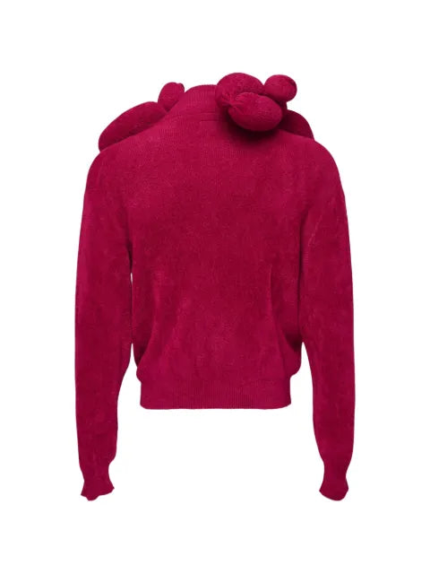 Doublet balloon-dog high-neck sweater