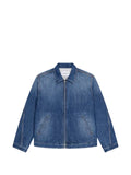 Givenchy couture seam jacket in dark blue denim