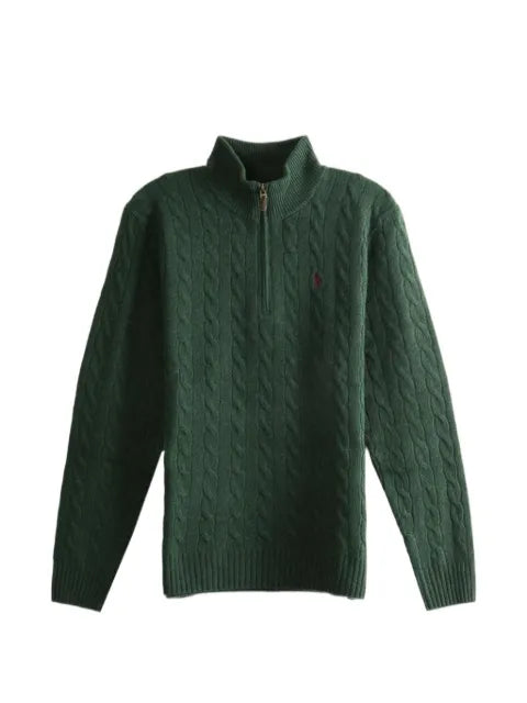 Polo Ralph Lauren cable-knit quarter-zip sweater