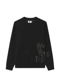 izzue graphic-print crew-neck sweater